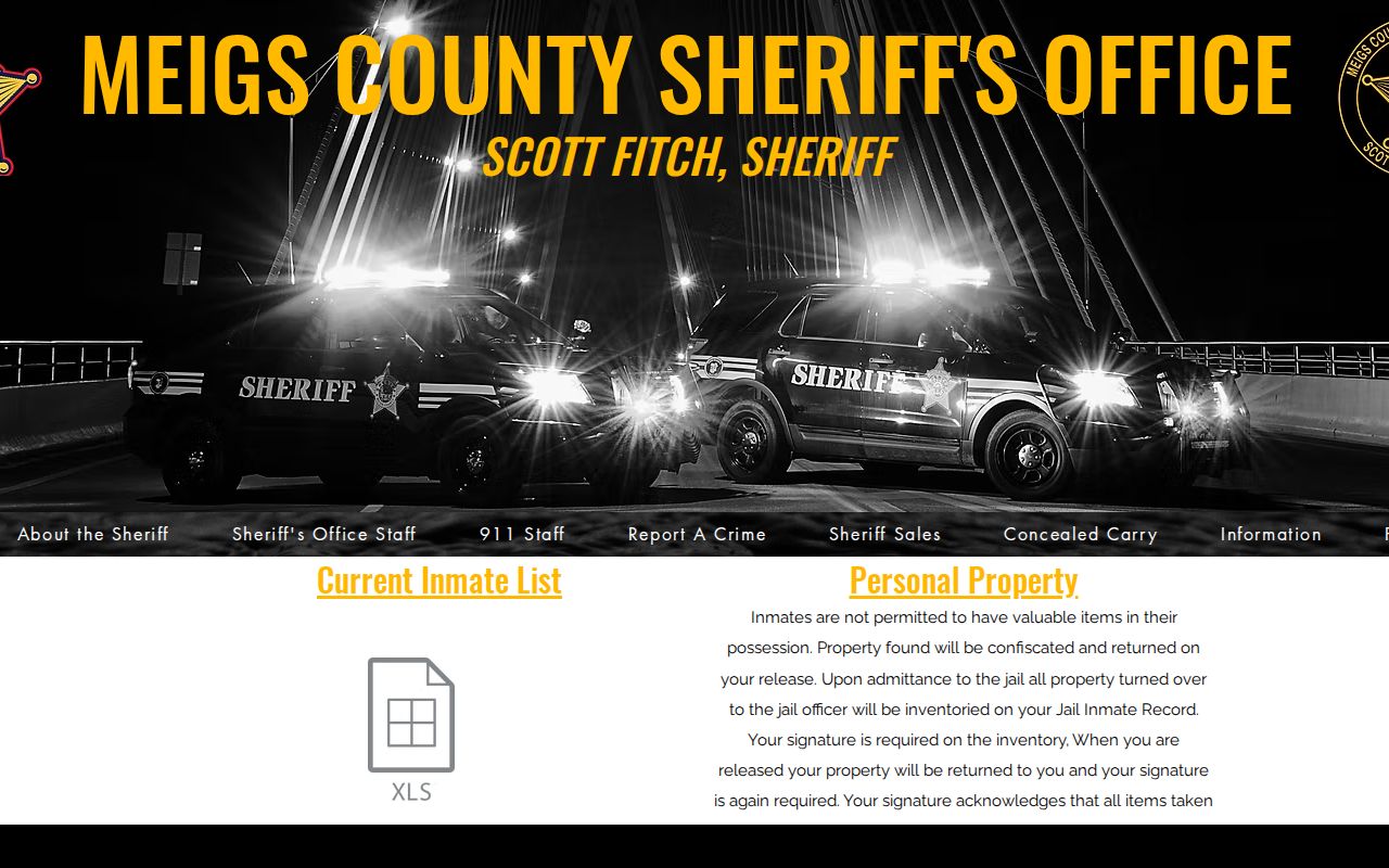 Meigs County sheriff page used to locate released-inmate mugshot records